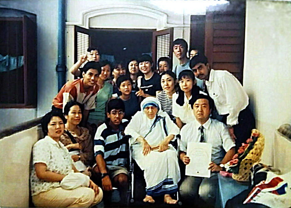 1st Indo-Japan Student Conference in the month of August,1997 at Saint Mother Teresa's Mother House 